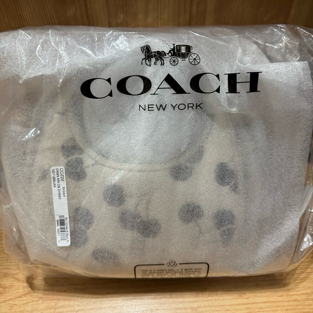 🍒Coach Carmen Mini Crossbody Bag With Cherry Print - Picture 8 of 12